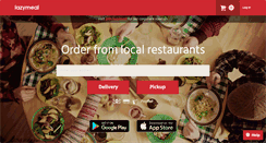 Desktop Screenshot of lazymeal.com